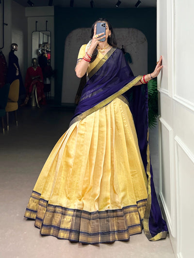 PREETHI – Kanchipuram Zari Weaving Lehenga Collection