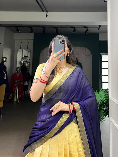 PREETHI – Kanchipuram Zari Weaving Lehenga Collection