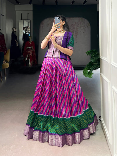 Multicolor Lehenga Set