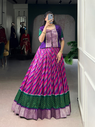 Multicolor Lehenga Set