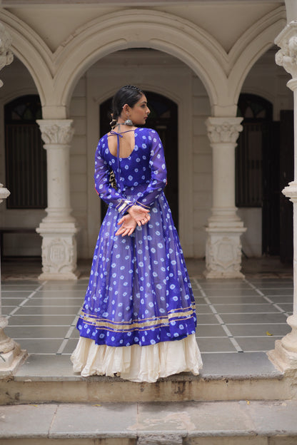 12 Meter Flair Lehenga Choli With Long Kutchi Work Kurti