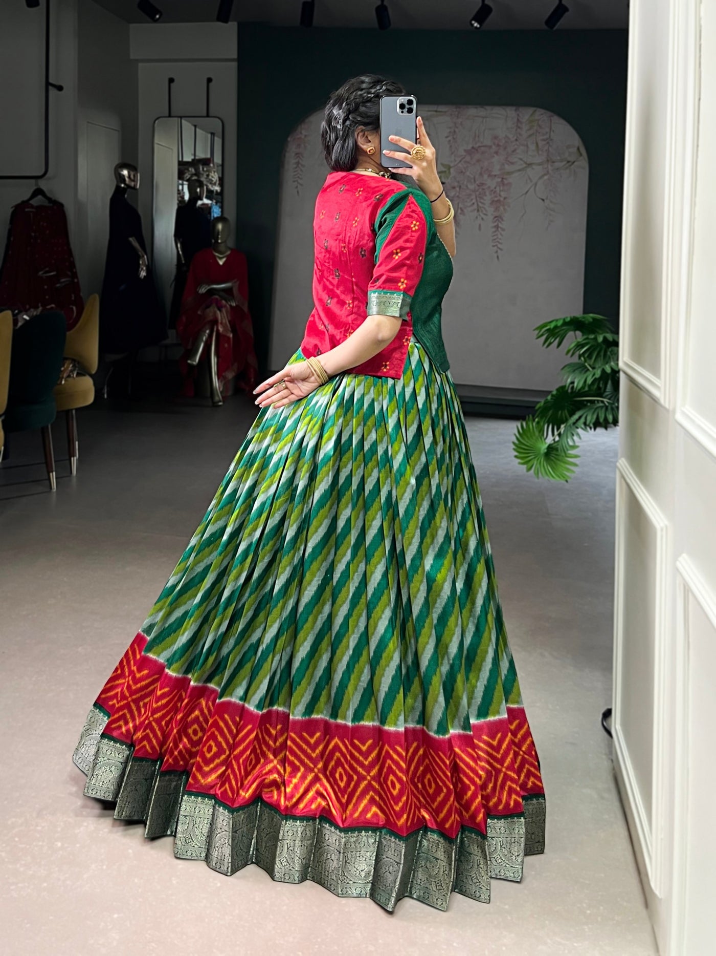 Multicolor Lehenga Set